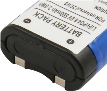 Bateria Universal 2CR5, LiFePO4 6,0V (500mAh)