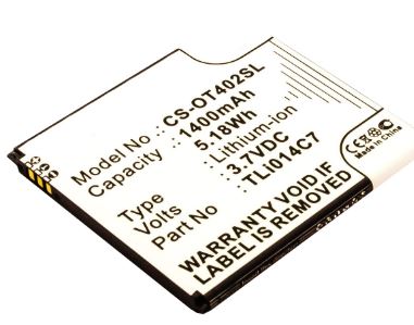 Bateria Compatível OneTouch Pixi First Alcatel (1400mAh)