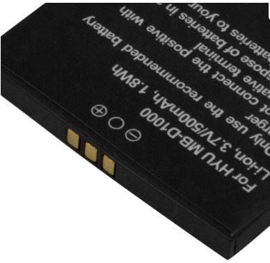 Bateria Compatível MB-D1000 3,7V HYUNDAY (500mAh)
