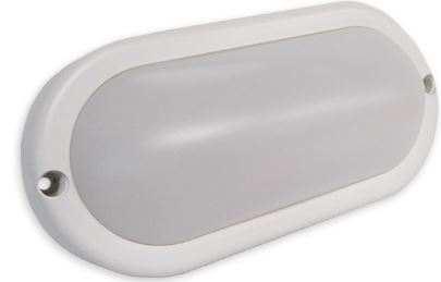 Armadura Oval "Olho de Boi" LED 8W IP54 Branco 4000K 640Lm (Branco)