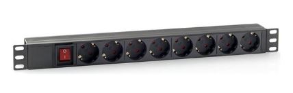 Extensão Octupla 19" 3500W 16A 1U (1,8 mts) - CROMAD