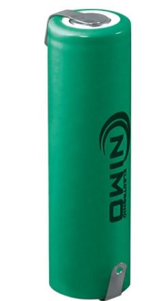 Bateria AA NI-MH 1,2V 1600mA c/ Patilhas - NIMO