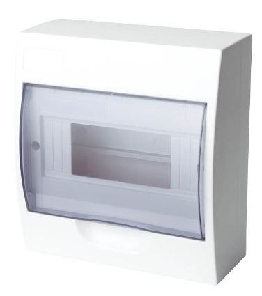 Quadro 8 Módulos c/ Porta Transparente - GSC