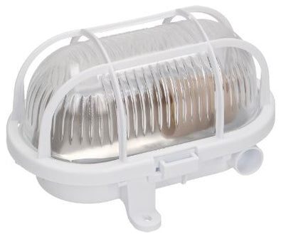 Armadura Oval "Olho de Boi" E27 220V IP65 Branco - GSC