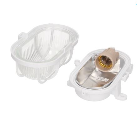 Armadura Oval "Olho de Boi" E27 220V IP65 Branco - GSC