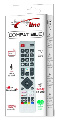 Comando Compatível c/ TVs LCD SHARP - JollyLine