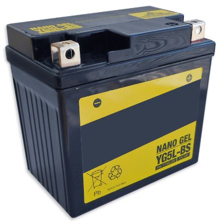 Bateria GEL p/ Mota 12V 5Ah (YG5L-B)