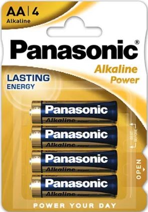 Blister 4x Pilhas Alcalinas AA LR06 - PANASONIC