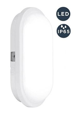 Armadura Oval "Olho de Boi" LED 18W IP65 Branco F. 6000K 1500Lm