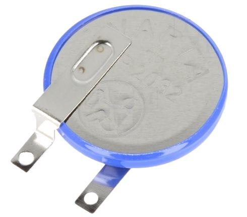 Pilha Lithium Horizontal p/ Soldar 3V CR2032 FM - VARTA