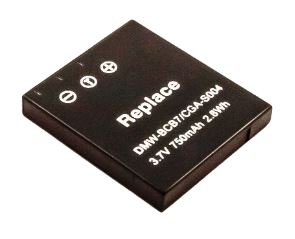 Bateria Compatível CGA-S004, CGA-S004A/1B, CGA-S004E/1B, DMW-BCB7 Panasonic (750mAh)