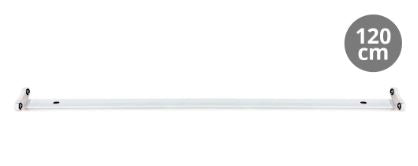 Armadura Dupla p/ 2 Lâmpadas Tubular LED T8 (1,20 mts) - GSC