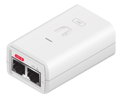 Adaptador POE-24-7W-G-WH PoE Gigabit Ethernet 24V 7W - UBIQUITI