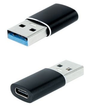 Adaptador União USB-A 3.1 Macho - USB-C Fêmea - Nanocable