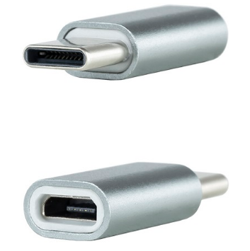 Adaptador União USB-C Macho - Micro USB Fêmea - Nanocable