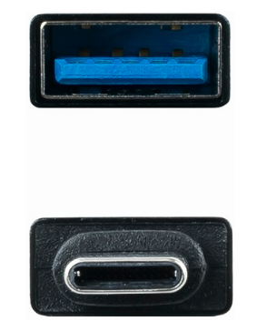 Adaptador União USB-C Macho - USB 3.1 Fêmea - Nanocable