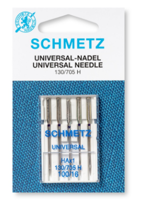 Agulhas Universais 130/705H, 100/16 (5 unidades) - SCHMETZ