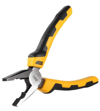 Alicate Combinado 8" 200mm (Amarelo) - DELI