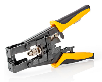Alicate Cravar Fichas Compressão F/IEC/BNC/RCA - NEDIS