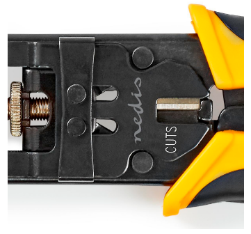 Alicate Cravar Fichas Compressão F/IEC/BNC/RCA - NEDIS