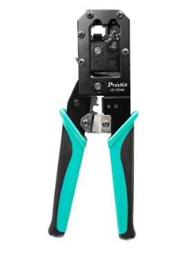 Alicate Cravar Fichas RJ11 / RJ12 / RJ45 (195mm) - ProsKit