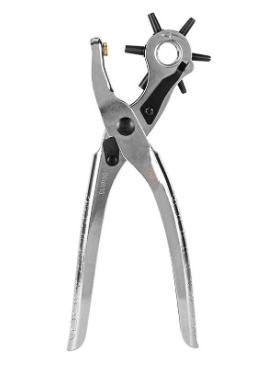 Alicate Perfurador de Couro 9" EDL1919C (Prateado) - DELI