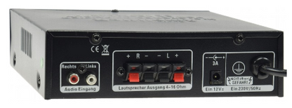 Amplificador Stereo Hi-FI 2x 10W (12/220V)