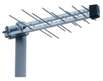 Antena Logaritmica BIII/UHF 20 Elementos c/ Ficha F