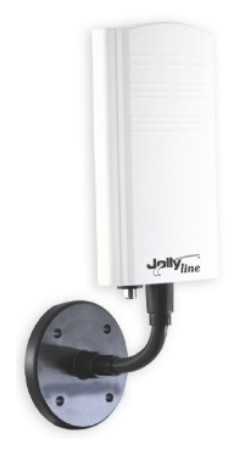 Antena TV Interior Amplificada VHF/UHF 15dB c/ Filtro LTE 5G - JollyLine