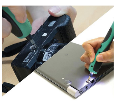 Aparafusador Portátil Eléctrico Recarregável via USB (Iluminação LED) - Proskit