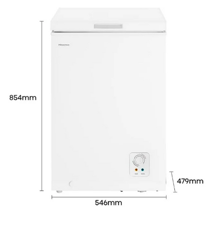 Arca Congeladora FT125D4AWF 95L (Branco) - HISENSE