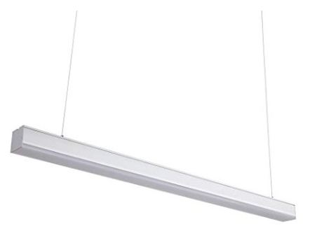 Armadura LED 220V 36W Branco 4000K 3600Lm IP20 120º (1,20 mts) Branco - Suspenso