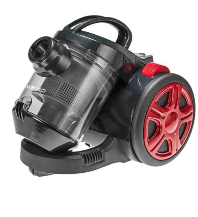 Aspirador Ciclónico Compacto AS600 700W (Preto/Vermelho) - MUVIP