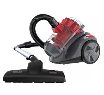 Aspirador c/ Saco AS4046 2L 800W (Preto/Vermelho) - UFESA