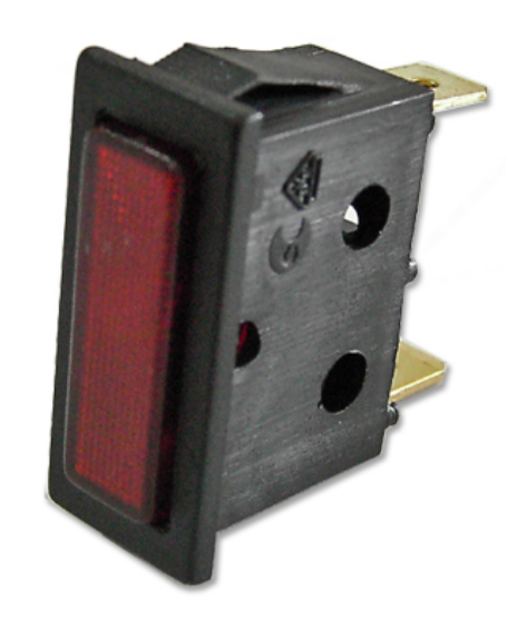 Avisador Retangular Vermelho 220V