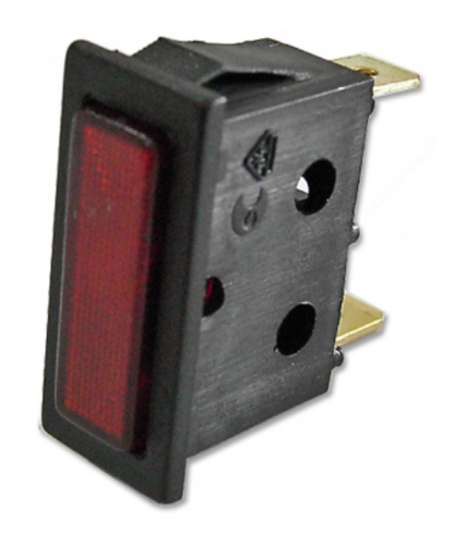 Avisador Retangular Vermelho 220V