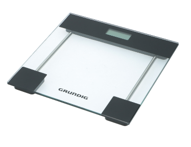 Balança Digital de Banho Vidro Transparente - GRUNDIG