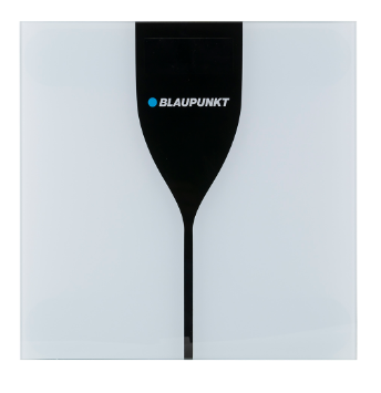 Balança de WC Digital Extra-Plana c/ Indicador Temperatura (Superficie Cristal) - BLAUPUNKT