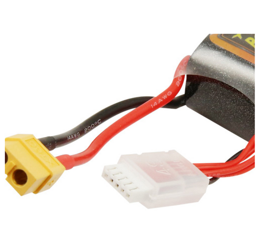 Bateria Compatível Drone FPV 4S 100C, com Plug XT60 14,8V (1550mAh)