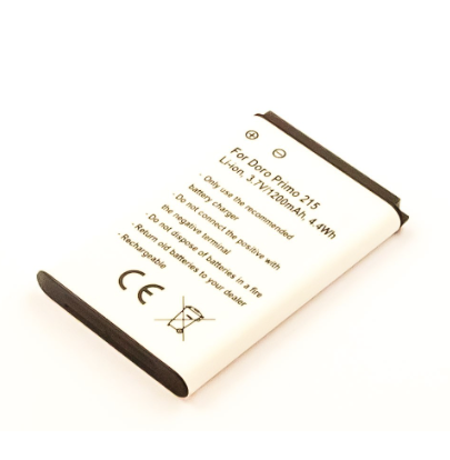 Bateria Compatível PhoneEasy 332, PhoneEasy 332GSM, Primo 215, Primo 405 Doro (1200mAh)
