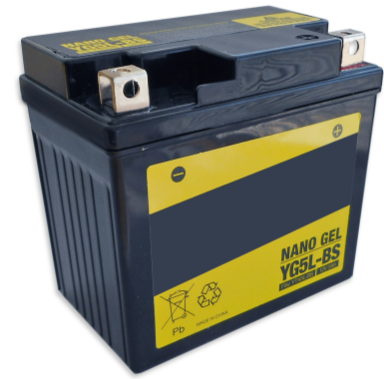 Bateria GEL p/ Mota 12V 5Ah (YG5L-B)