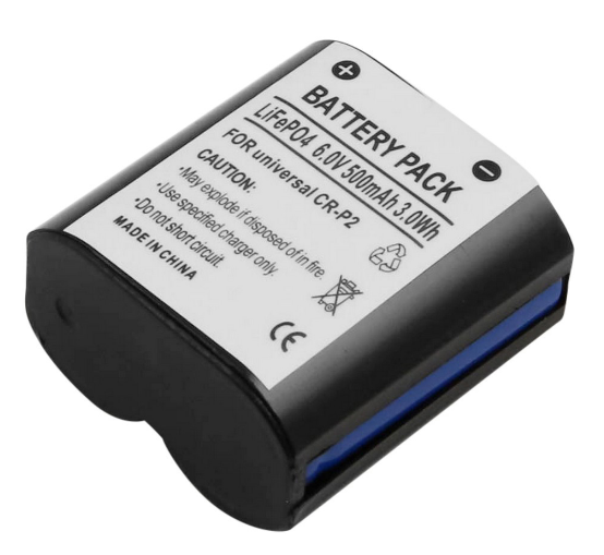 Bateria Universal CR-P2, LiFePO4 6,0V (500mAh)