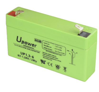 Bateria de Chumbo 6V 1,3Ah - UPOWER