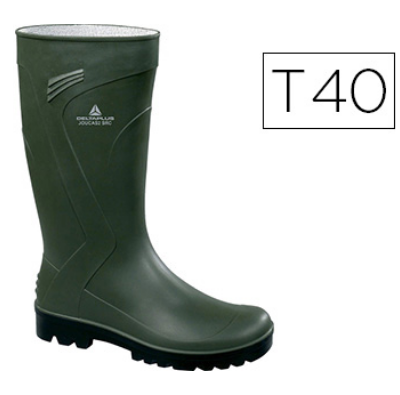 Bota Deltaplus De Seguranca Jouca Pvc Verde Formato 40 - DELTAPLUS