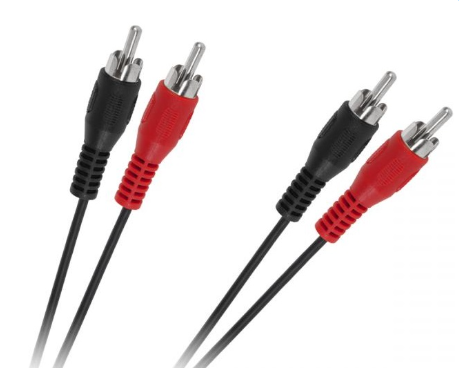 Cabo 2 RCA Macho - 2 RCA Macho (1,8 mts)