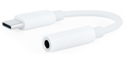Cabo Adaptador USB C Macho - Jack 3,5mm Fêmea (Branco) - NANOCABLE
