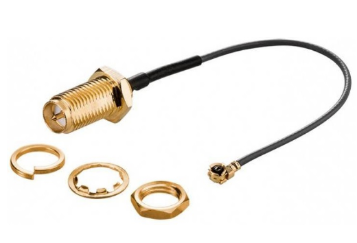 Cabo Adaptador WiFi I-PEX - RP-SMA Macho (20cm)