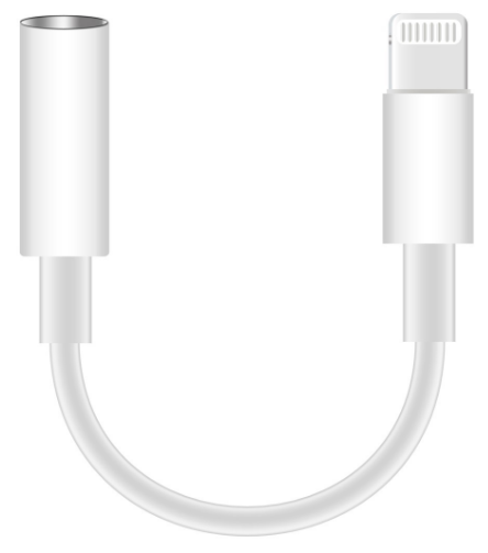 Cabo Adaptador iPhone Lightning -> Jack 3,5mm Fêmea