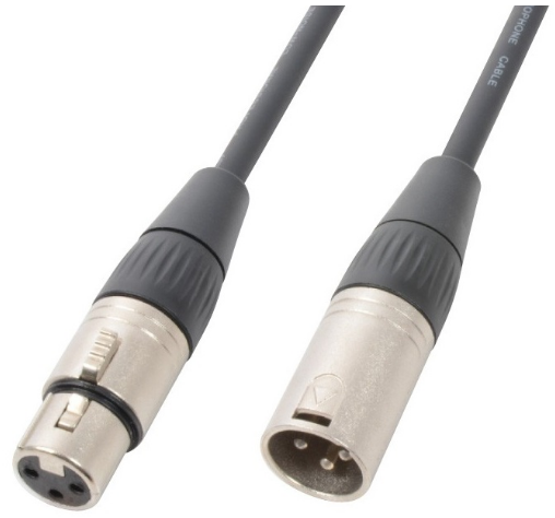 Cabo DMX Canon Macho - Canon Fêmea (6 mts) - Power Dynamics CONNEX