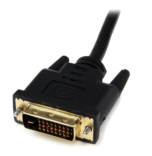 Cabo DVI-D Macho -> HDMI Femea (20cm) - STARTECH